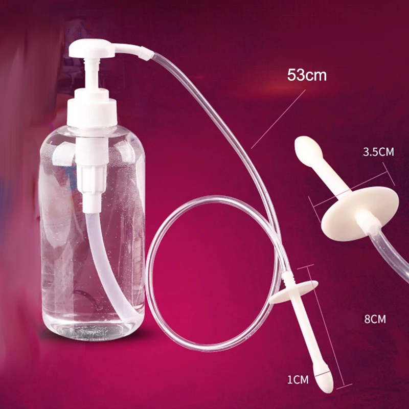 

Rinse cleaner 300/600ML Anal Vaginal Shower Cleaner Enema Rectal Syringe Sex Toy for Men Women Enemator Kit Rectal Sprayer Flush