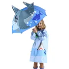 Нейлоновый детский зонт унисекс, разноцветный зонт от солнца, дождя, УФ-лучей