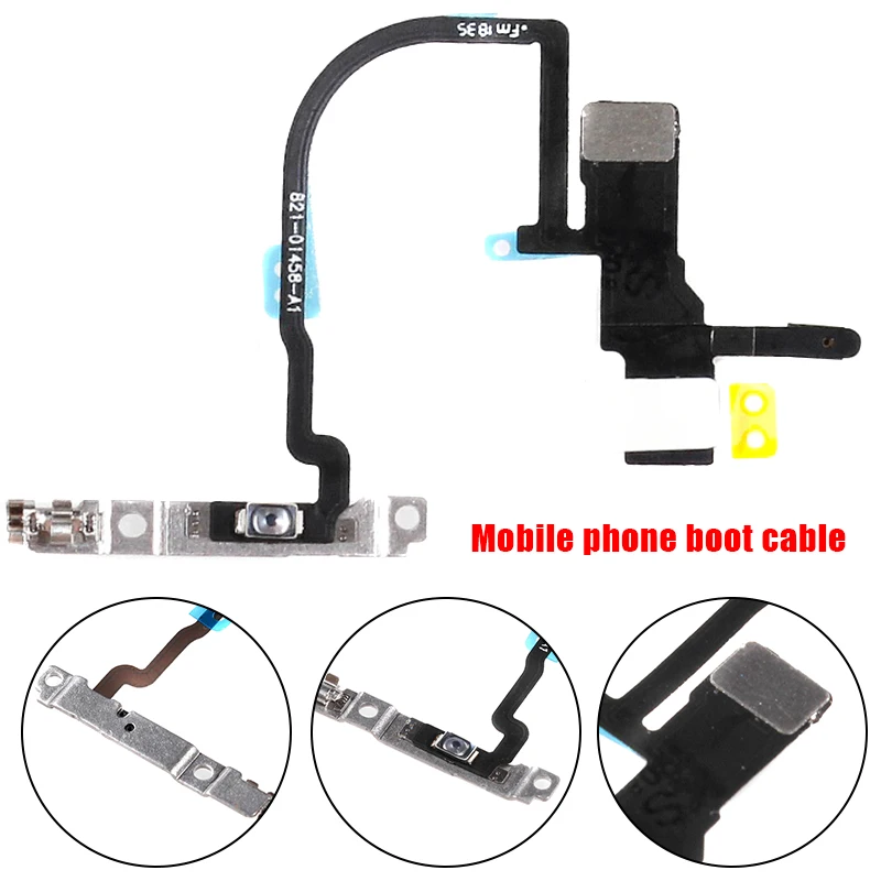 Телефон Кнопка питания флэш кабель Замена для iPhone XS/Xs Max FKU66|Шлейфы мобильных