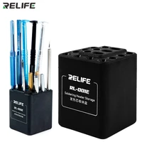 relife rl 001e heating core repair storage for phone repair tool storage rack screwdriver tweezers soldering iron head storage