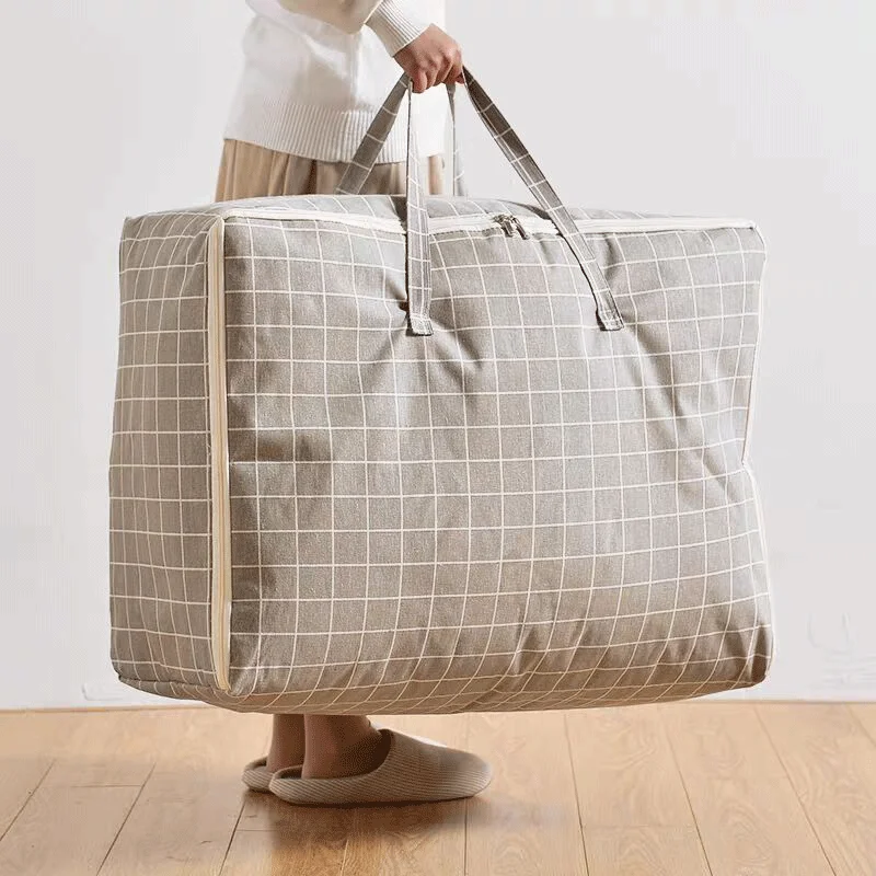 

Household waterproof quilt storage bag organize clothes quilt bag oversized clothing moving luggage packing bag