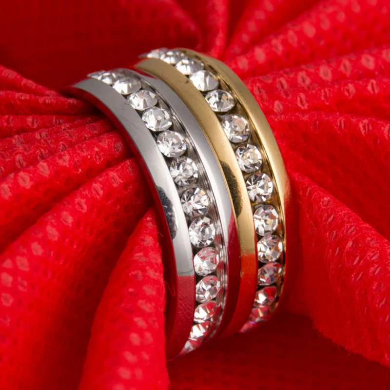 2021 Wedding Women Ring Simple Couple Finger Rings Woman Silver Gold Color Female Engagement Jewelry Undefined | Украшения и