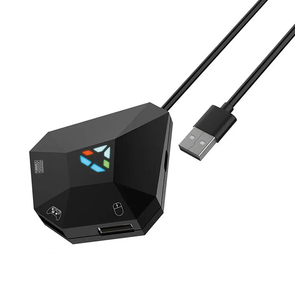 Быстрая передача широко совместимый USB-адаптер Plug Play для клавиатуры мыши