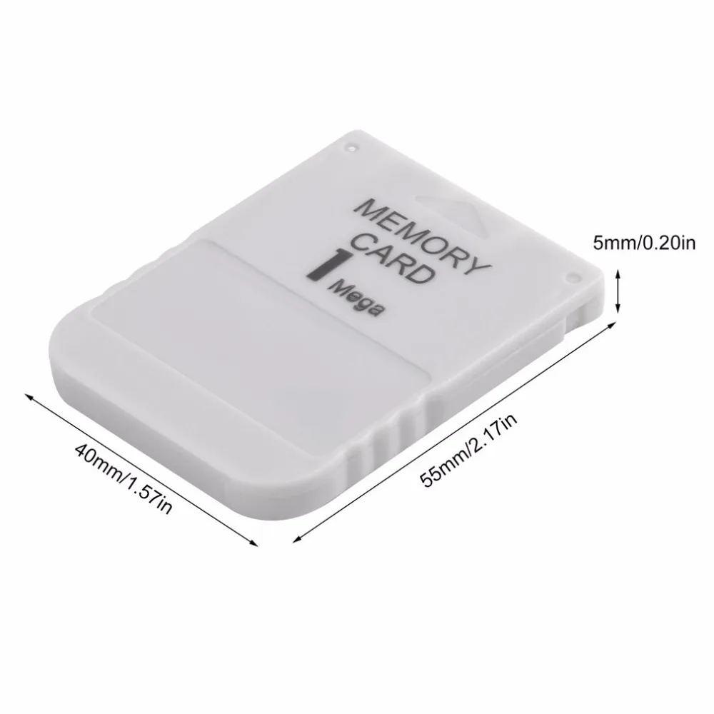 

PS1 Memory Card 1 Mega Memory Card For Playstation 1 PS1 PSX Game Useful Practical Affordable White 1M 1MB