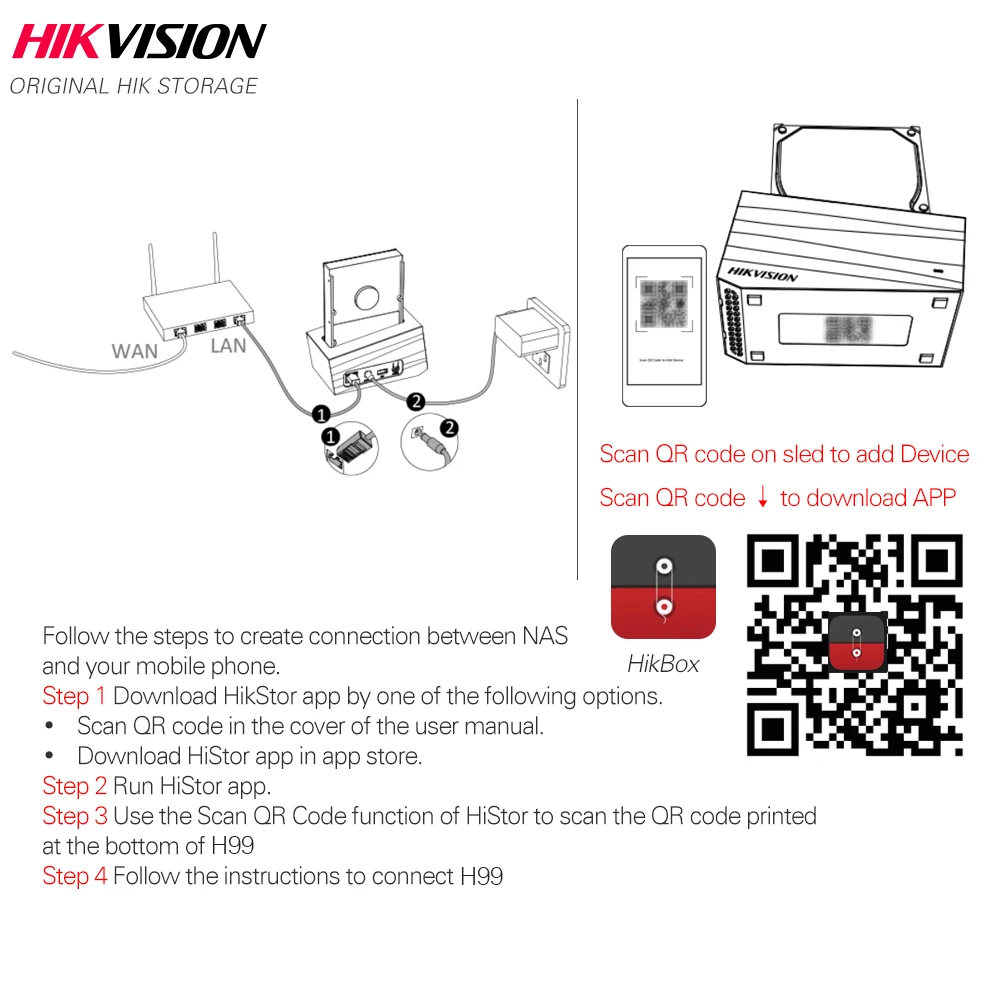 

Hikvision NAS HDD/SSD 2,5/3,5 12