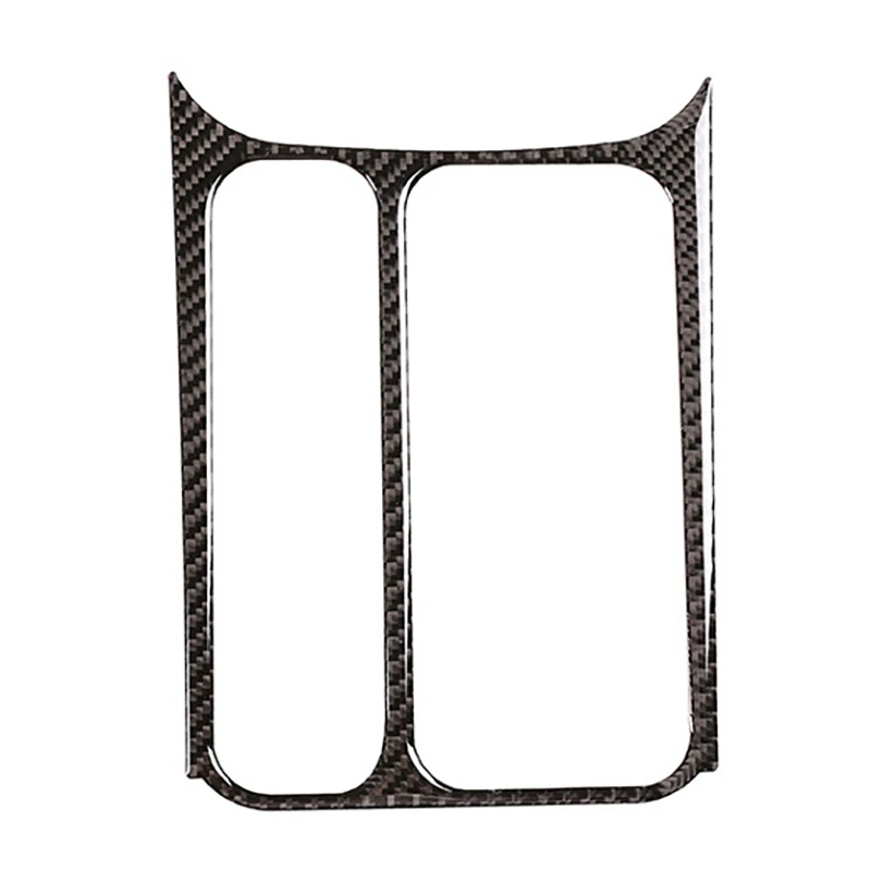 

Car Soft Carbon Fiber Central Control Water Cup Panel Cover Trim for Tiguan 2010-2016