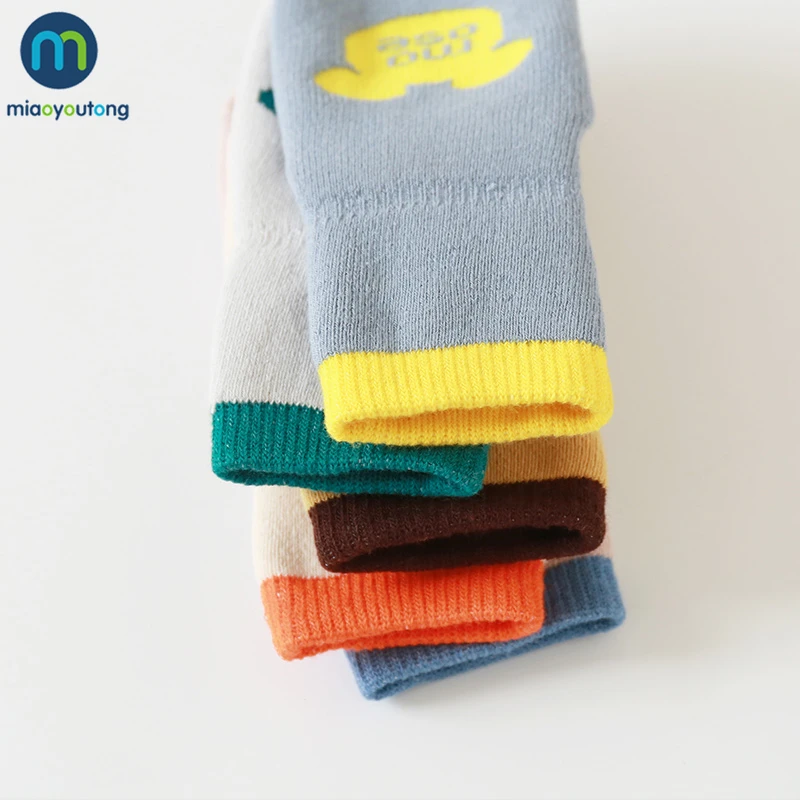 

3 Pairs Cotton Newborn Baby Socks Thick Terry Anti Slip Floor Socks Baby Girls Boys Socks Infant Clothes Accessories Miaoyoutong