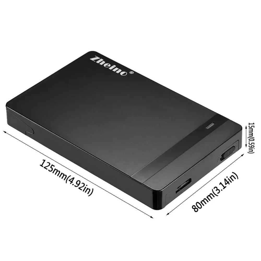 Zheino 2 5 SATA к USB 3 0 адаптер Корпус жесткого диска для SSD коробка внешний HDD Чехол|case usb