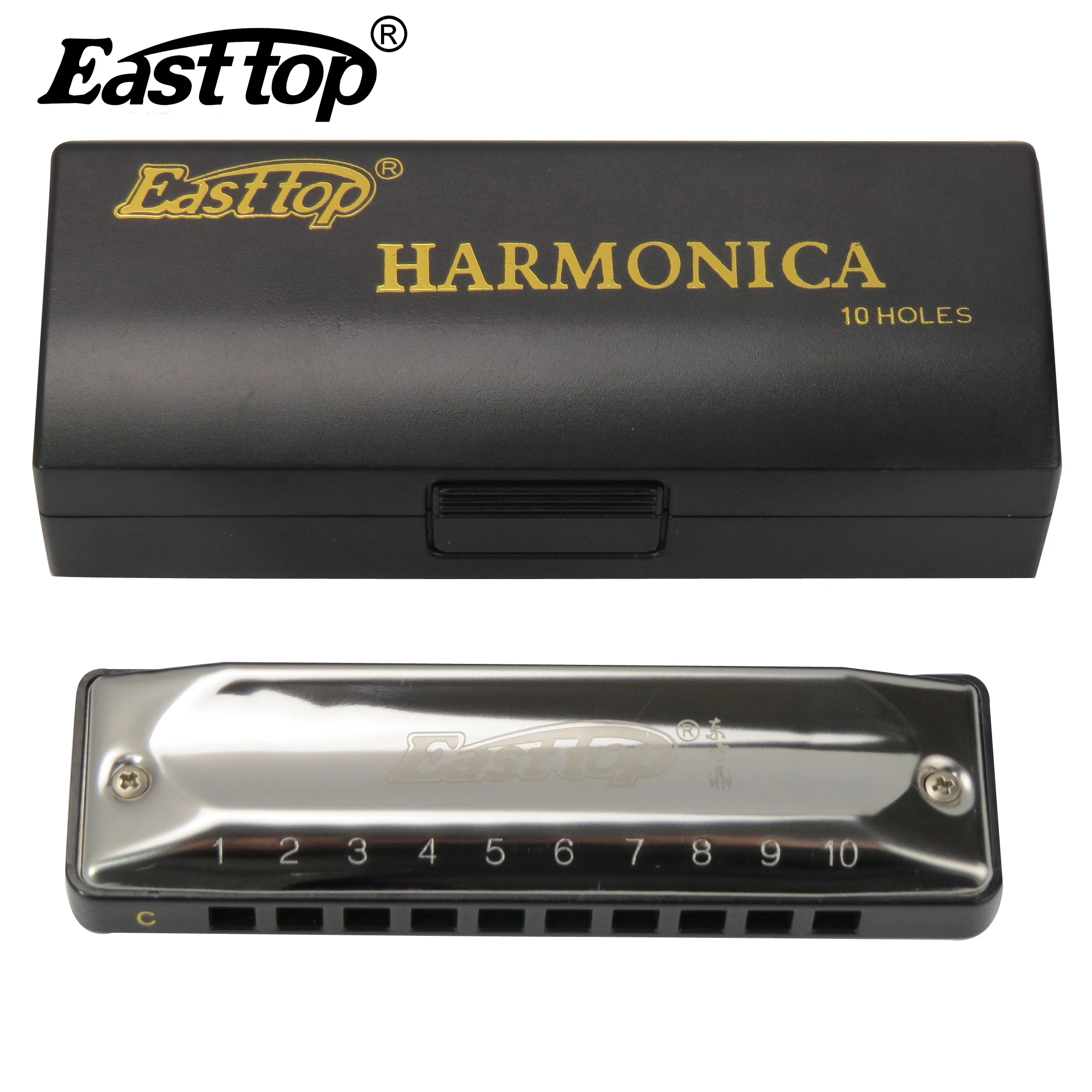 EASTTOP T002 10 отверстий губная гармоника арфа диатонический рот органная новая гармоника
