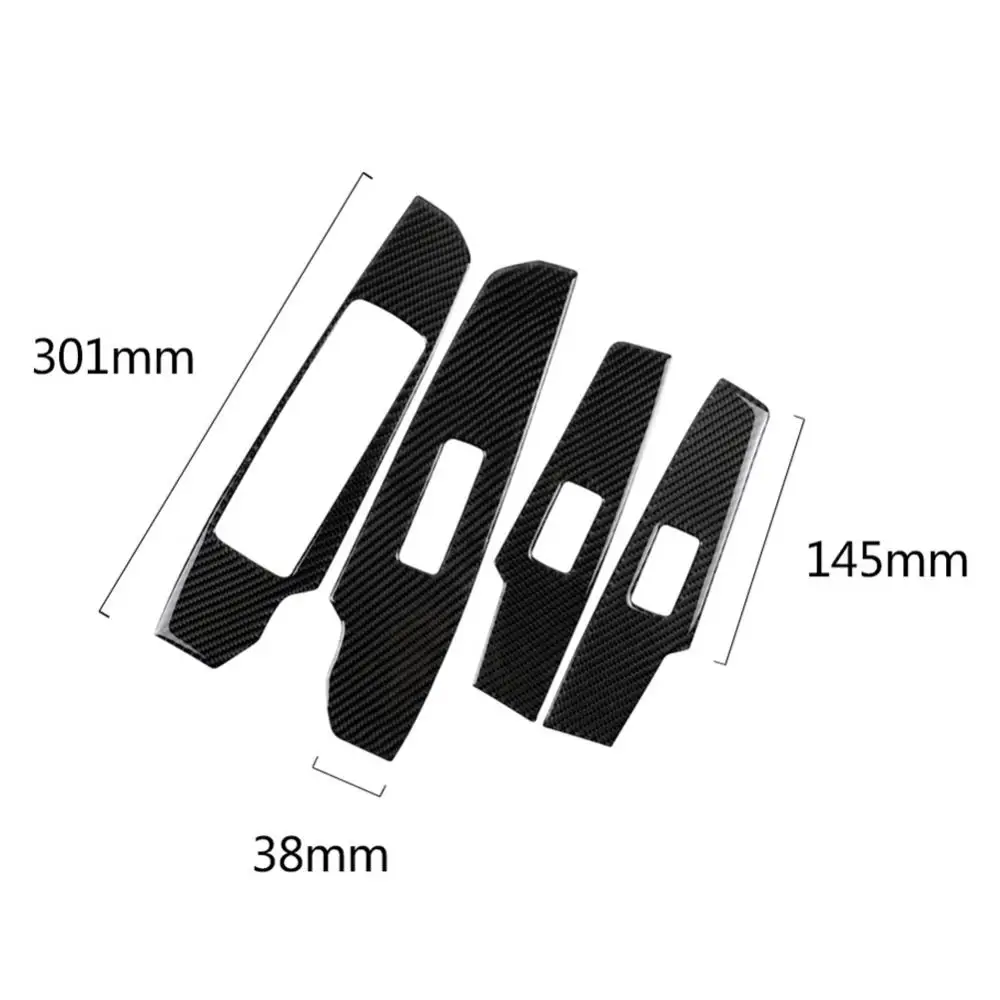 

55%HOT 2Pcs/Set Car Window Lift Button Panel Stickers Decor for Lexus IS250 Left Drive