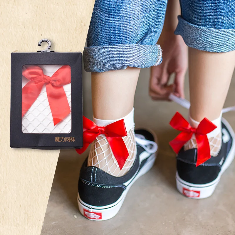 Женские нейлоновые носки в сеточку прозрачные сетку высококачественные женские