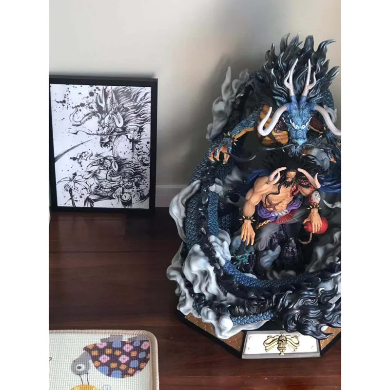 ONE PIECE Statue The Straw Hat Pirates Bust Three kind of KAIDO Full-Length Dragon Form KAIDO GK Action Figure Toy BOX