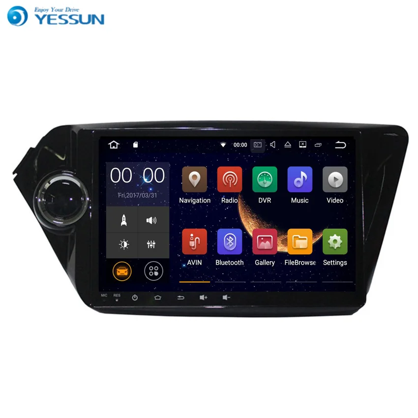 Yessun для KIA K2 / RIO 2011 ~ 2016 Android 6 0 мультимедийный плеер система автомобильный