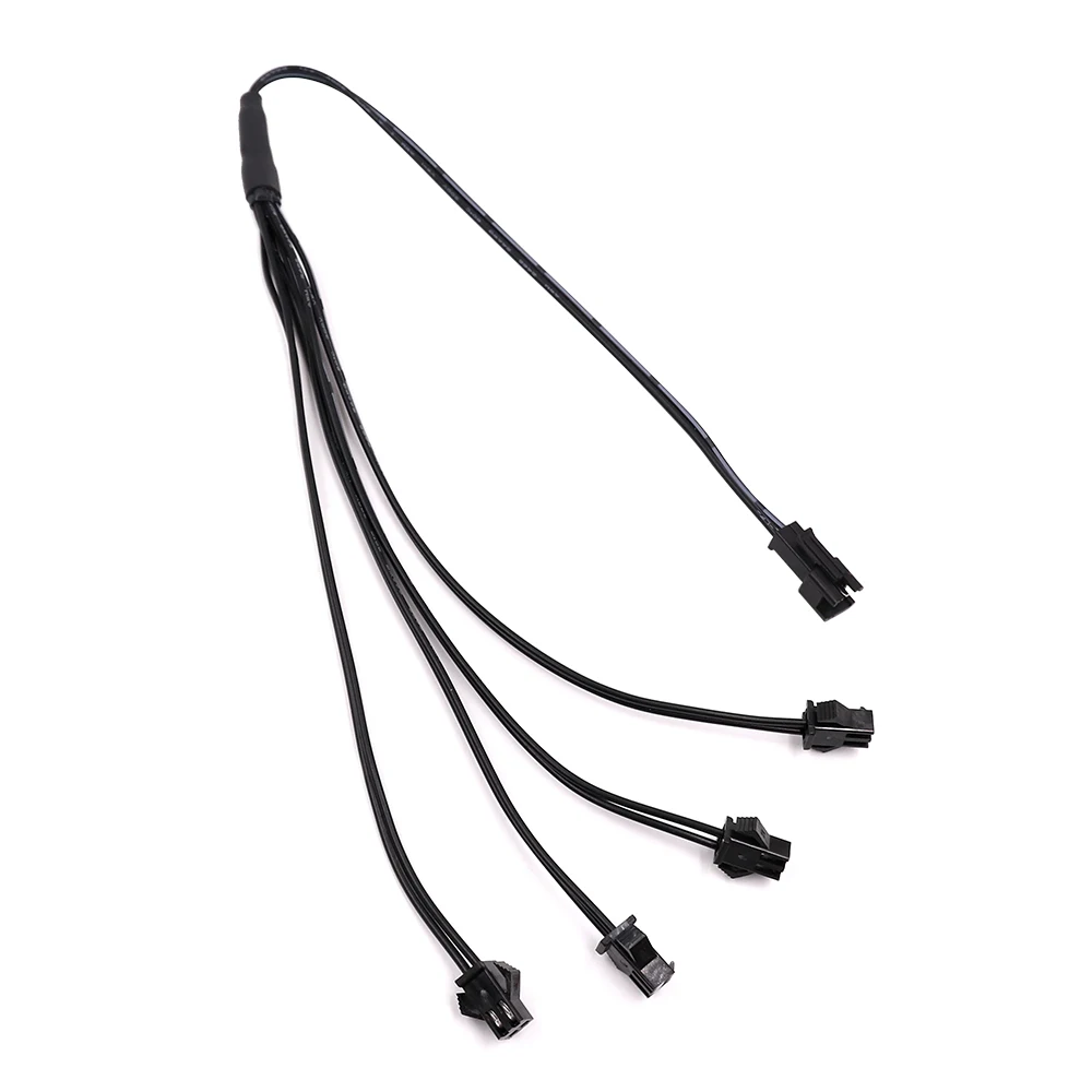 2 Pin JST разъем кабель сплиттер 1 в 2/3/4/5/6/7/8/9/10 разъемов для el, неон wire 3 V/12 V электролюминесцентный провод RGB Светодиодные полосы света интим