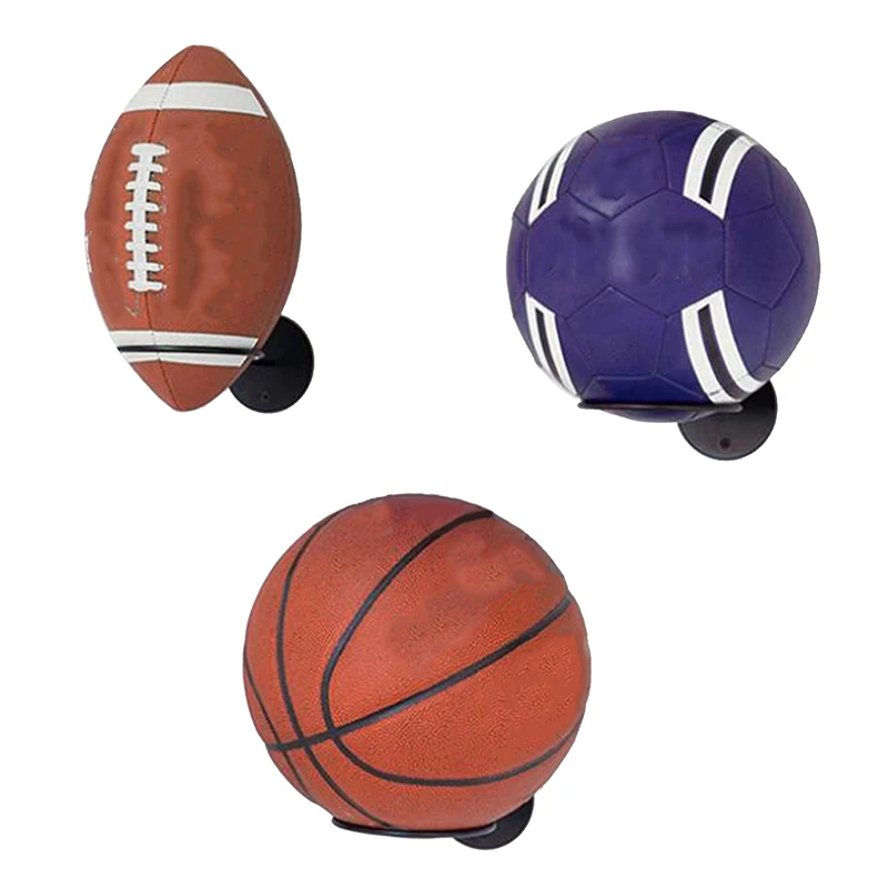 

2021 Soccer Ball Football Basketball Wall Storage Display Sports Ball Holder Display Volleyball Medicine Ball