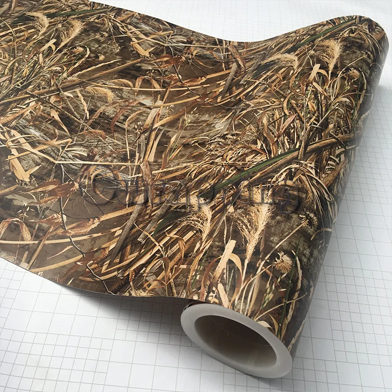 Тени травы Realtree камуфляж виниловая пленка обертывание с воздушными пузырьками для автомобиля Стайлинг клейкая наклейка для автомобиля мотоцикл наклейка упаковка