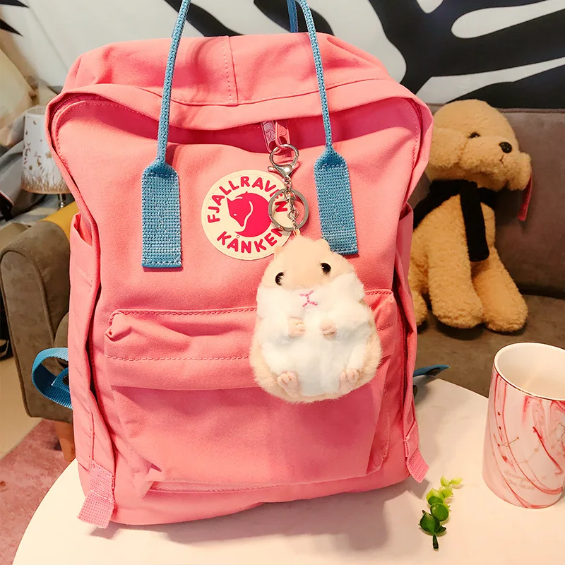 

Plush Toys Mini Cute Hamster Keychain Cartoon Lovely Stuffed Doll Boys Girls Key Chain Bag Pendant Delicacy Keyrings Gift