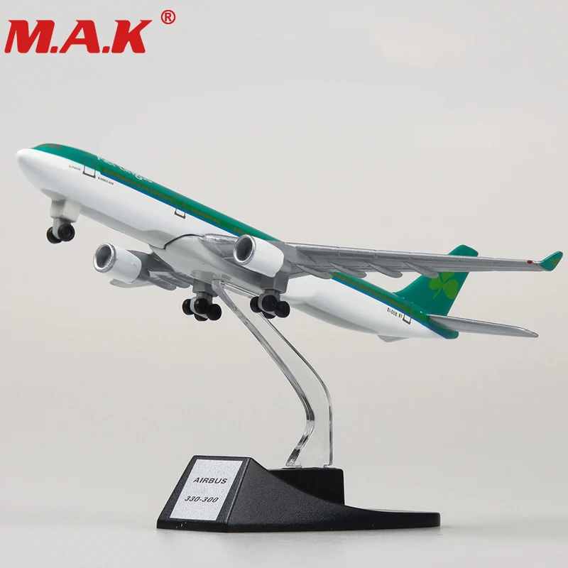 Коллекционная 13 см игрушечные модели самолетов Ирландия airbus 330 литья под