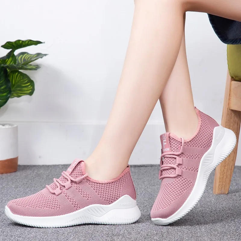 

Women Sneakers Woman Jogging Shoes Female Vulcanized Casual Flats 2021 Women Breathable Mesh Walking Shoes Ladies Summer Autumn