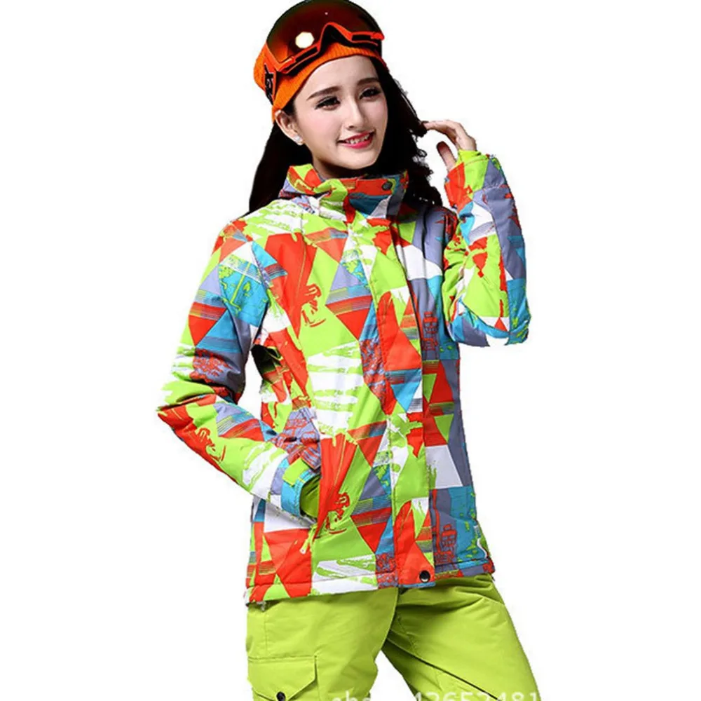 Спортивная водонепроницаемая куртка для женщин лыжный костюм комплект мужчин