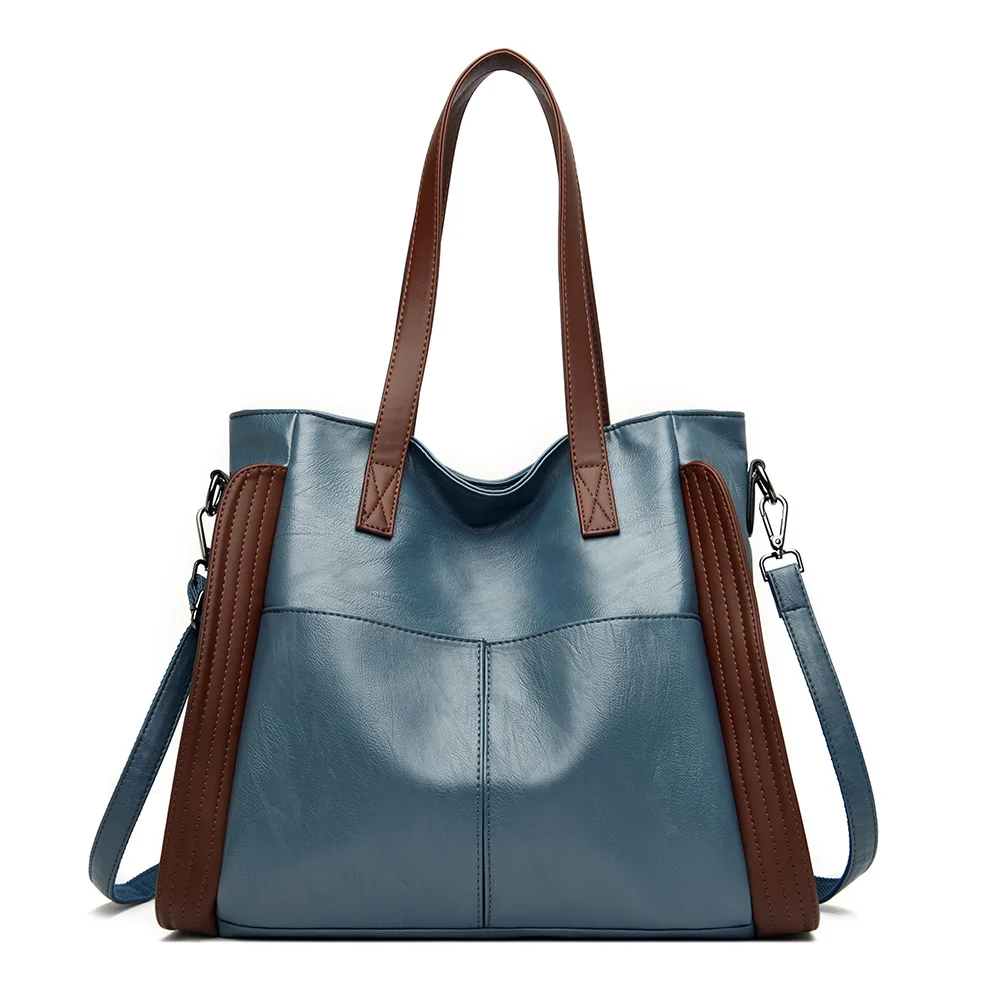 Вместительные Роскошные дамские сумочки дизайнерская дамская сумка на ремне в