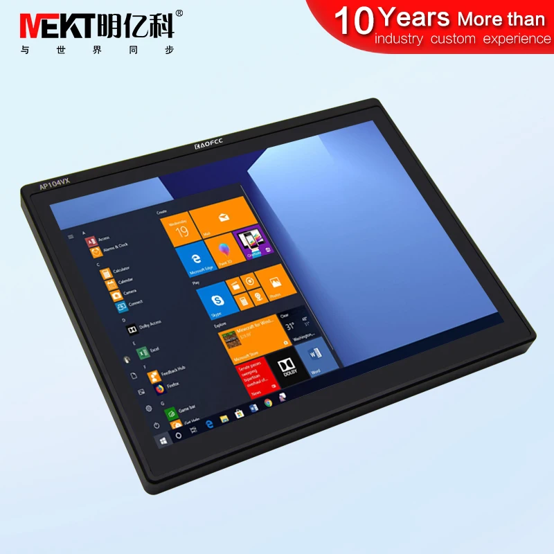 MEKT10/10 4 дюйма плоский емкостный сенсорный монитор Android 7 моноблок компьютер