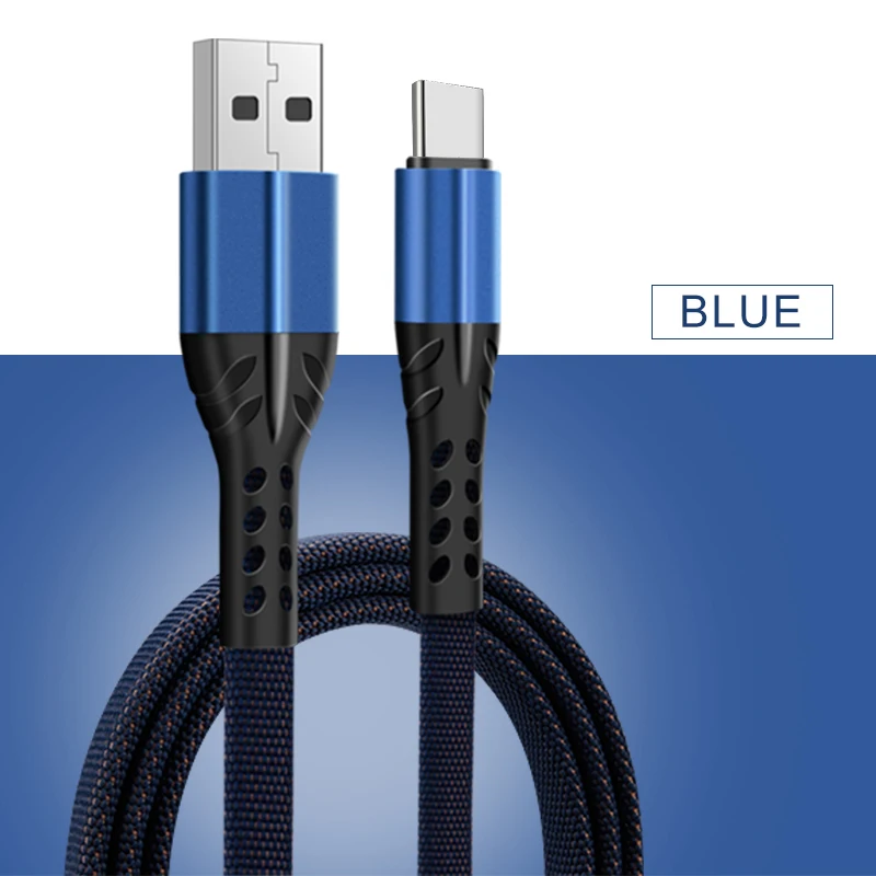 EKDME крепкий нейлоновый плетеный кабель type C USB для samsung кабель 1 м 2 м 3.5A провод для быстрого заряда type-C кабель для зарядки телефона для Xiomi