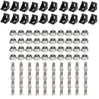 4040 набор коннекторов для алюминиевого профиля: 20 шт. 4040 Угловой Кронштейн + 40 шт. Болтов M8 x 16 мм Т + 40 шт. шестигранных фланцевых гаек M8