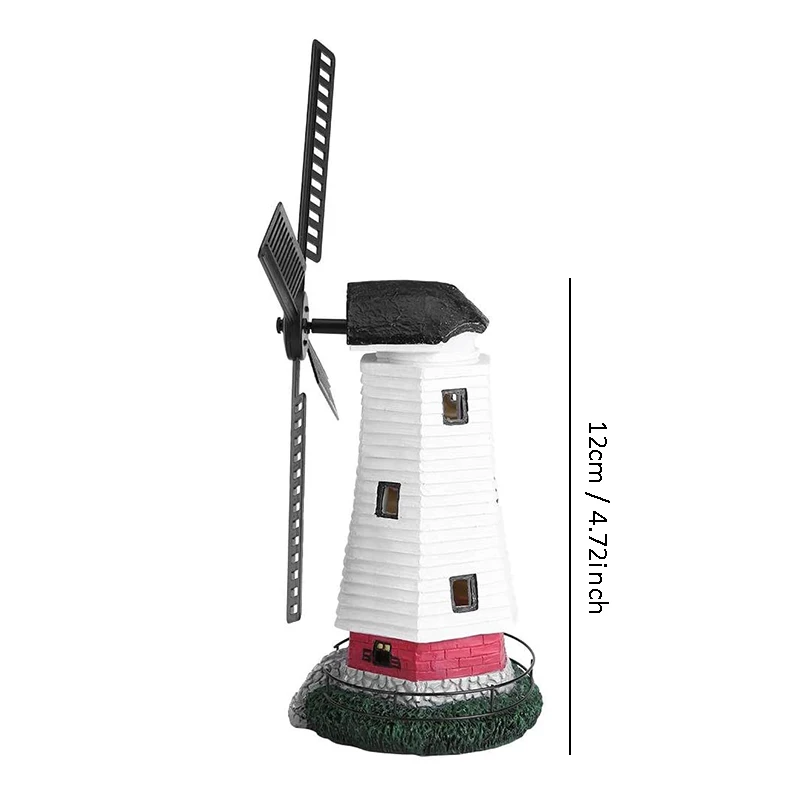 Автоматически горит светодиодный солнечный светильник дом статуя образный