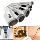 Алмазная коронка, набор сверл с алмазным сердечником для работ по дереву, устройство для открывания отверстий для дерева, плитки, стекла, керамики, 26 мм, 28 мм, 30 мм, 35 мм, 40 мм, 50 мм