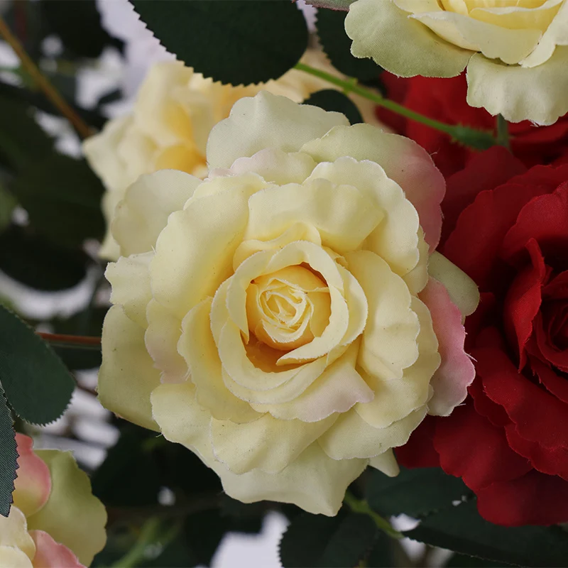 Роза искусственный цветок для свадьбы украшение дома вечная роза искусственное