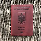 Обложка для паспорта из 100% натуральной кожи Албания
