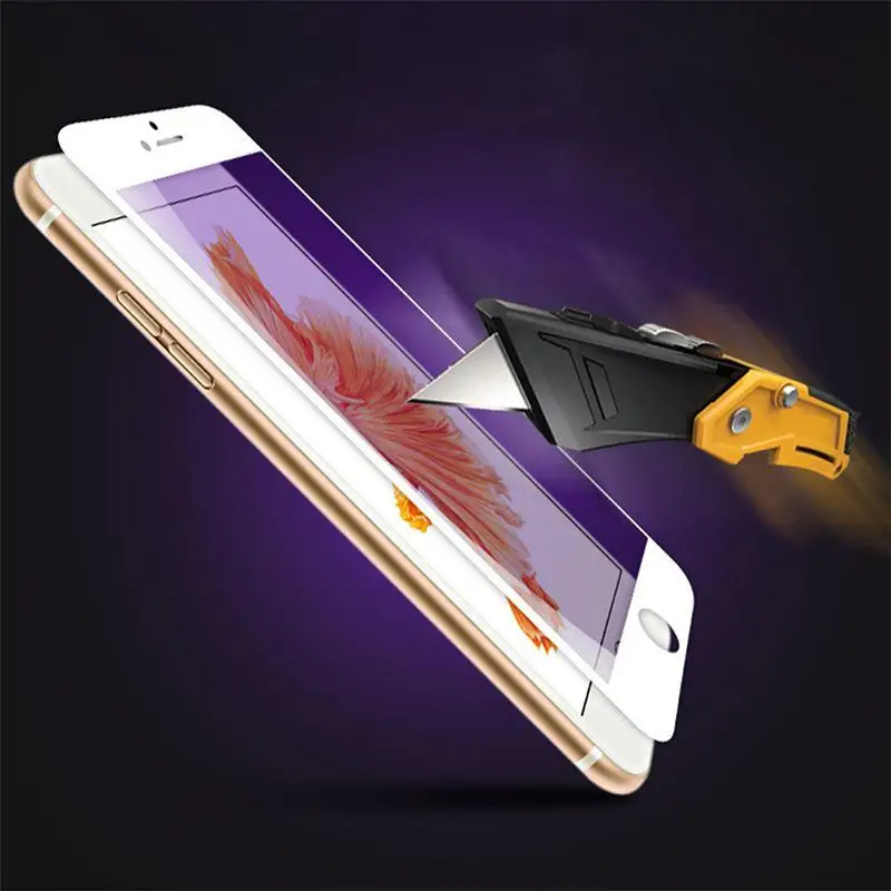 BEESCLOVER 3D полная защита экрана из закаленного стекла Blue Ray для iPhone 6/6 Plus 6s/6s 7/7 8/8