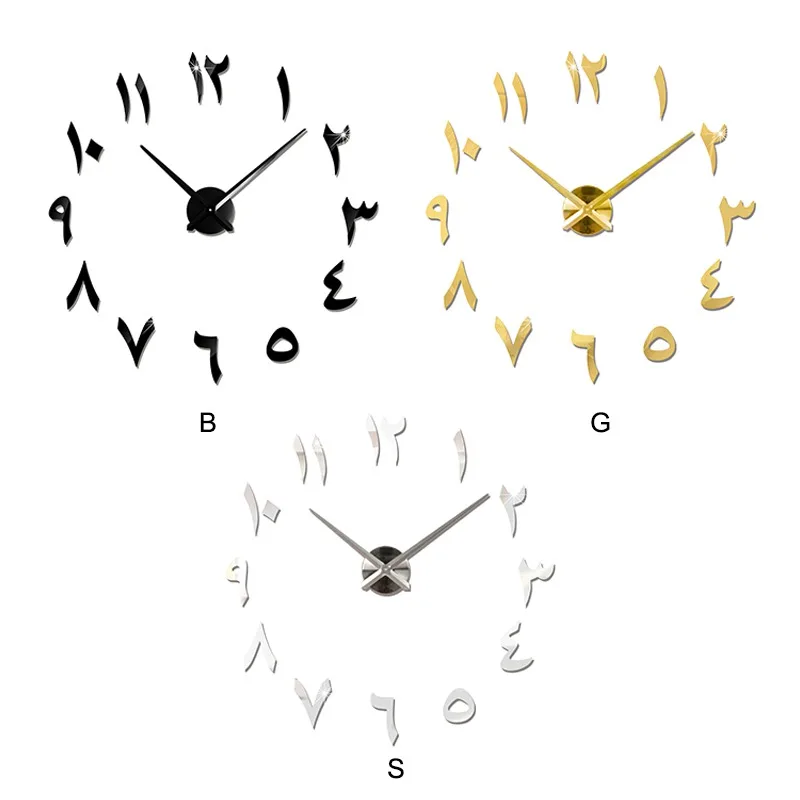 Восточной арабские уникальные декоративные настенные часы сделай сам