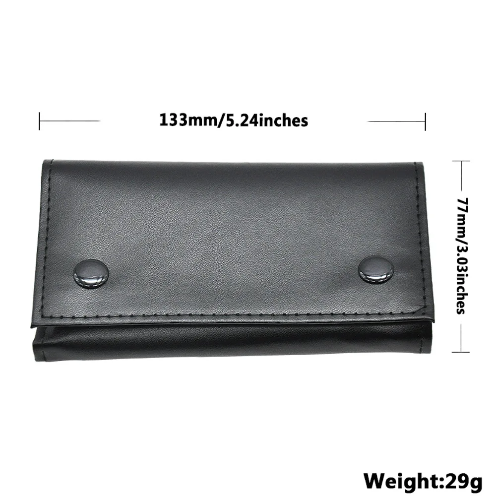 Tobacco Pouch Case Bag PU Leather Pipe Cigarette Holder Smoking Paper Holder Case Wallet Bag Portable Tobacco Storage Bag images - 6