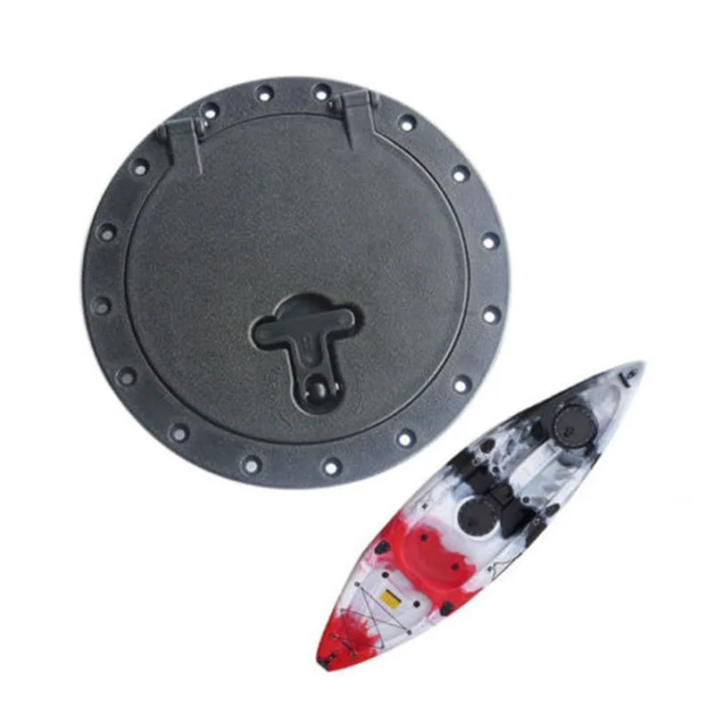 

8 Inch Kayak Hatch Deck Plate Kit for Kayak Boat Fishing Rigging Accessories
