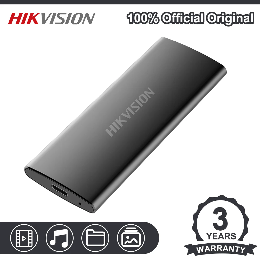 Внешний SSD-накопитель Hikvision 1 ТБ 256 ГБ 512 USB 3 Type C внешний твердотельный накопитель
