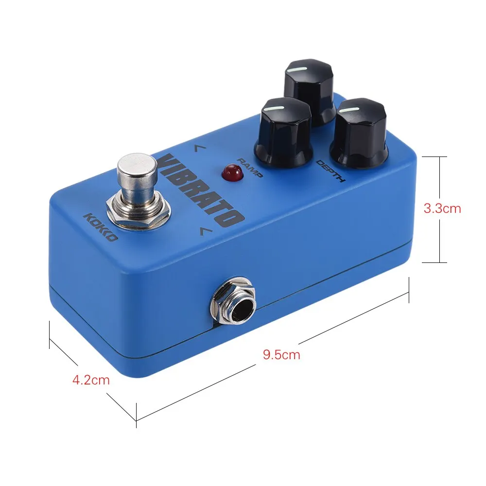 KOKKO VIBRATO Mini Tremolo педаль эффектов для электрогитары True Bypass полностью металлический