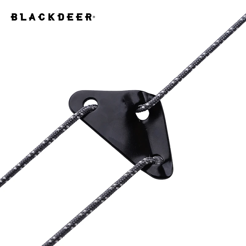 BLACKDEER 8pcs Camping Tent Pegs Aluminum Alloy Tent Nail Hiking Hook Nail Tent Stake guy line Wind rope buckle accessories
