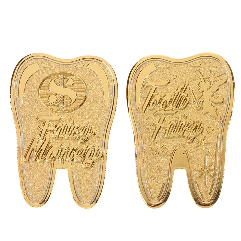 

Tooth Fairy Gold Plated Commemorative Coin Creative Kids Tooth Change Gifts Physical Metal Coin Crypto Commemorative Coin
