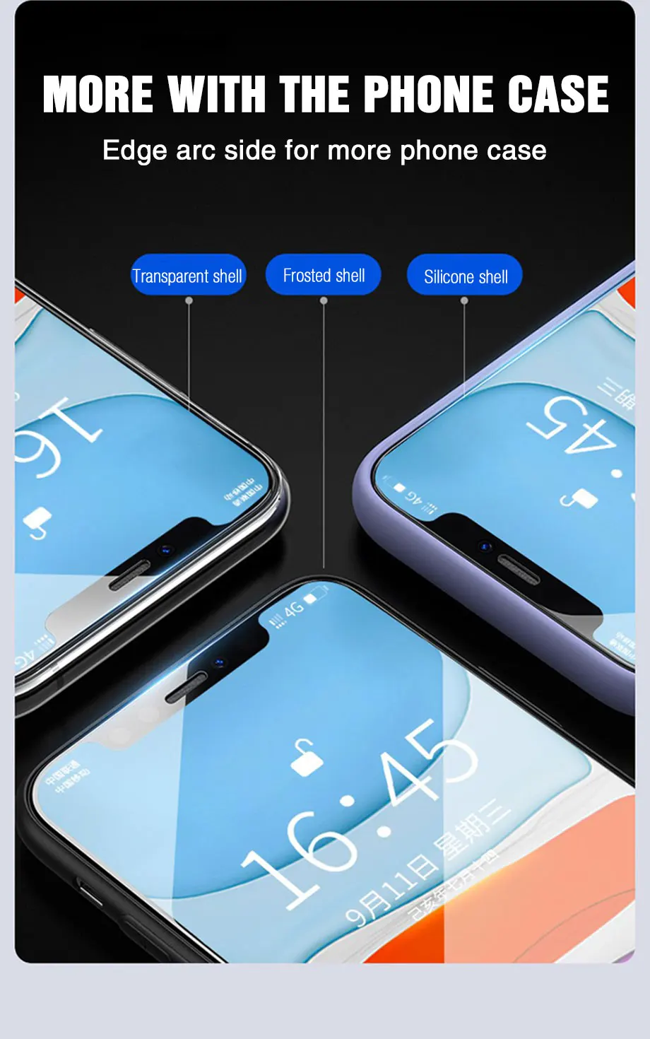 300D защитное стекло на iphone 11 Pro X XS Max XR закаленное защитное стекло для экрана iphone 11 Pro Max XR полное покрытие стекло