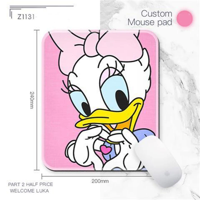 Коврик для игровой мыши с Микки Маусом 240x200 мм компьютерный коврик маленький