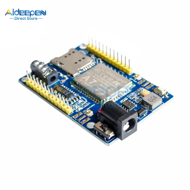 GSM GPRS GPS 3 в 1 модуль DC 5 В-9 беспроводной A7 щит для Arduino STM32 51MCU поддержка голосовых