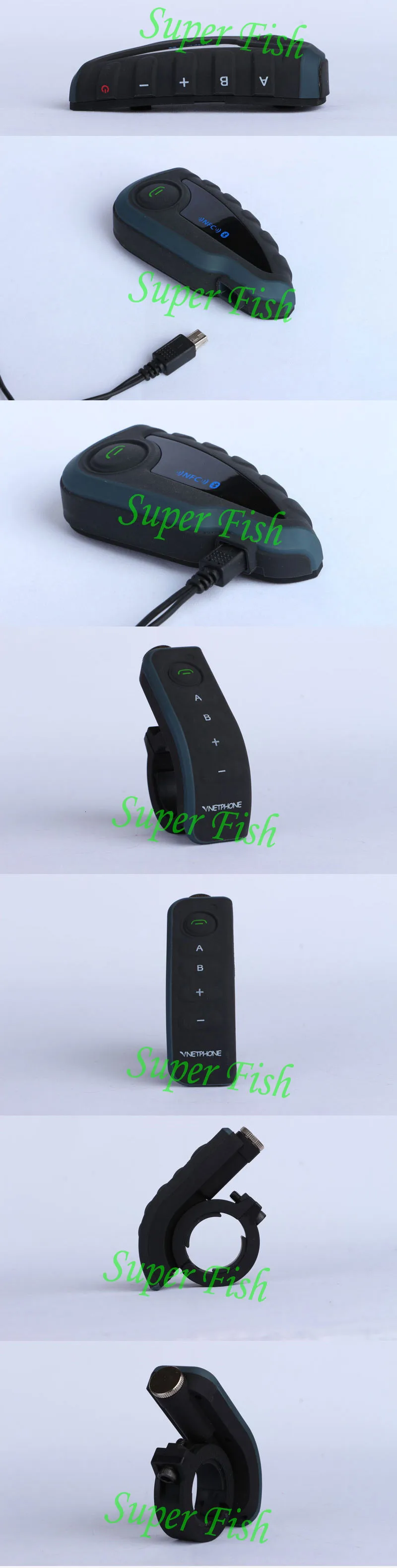 Бренд Vnetphone V8 1200M Bluetooth домофон мотоциклетный шлем гарнитура NFC пульт дистанционного управления полный дуплекс+ FM