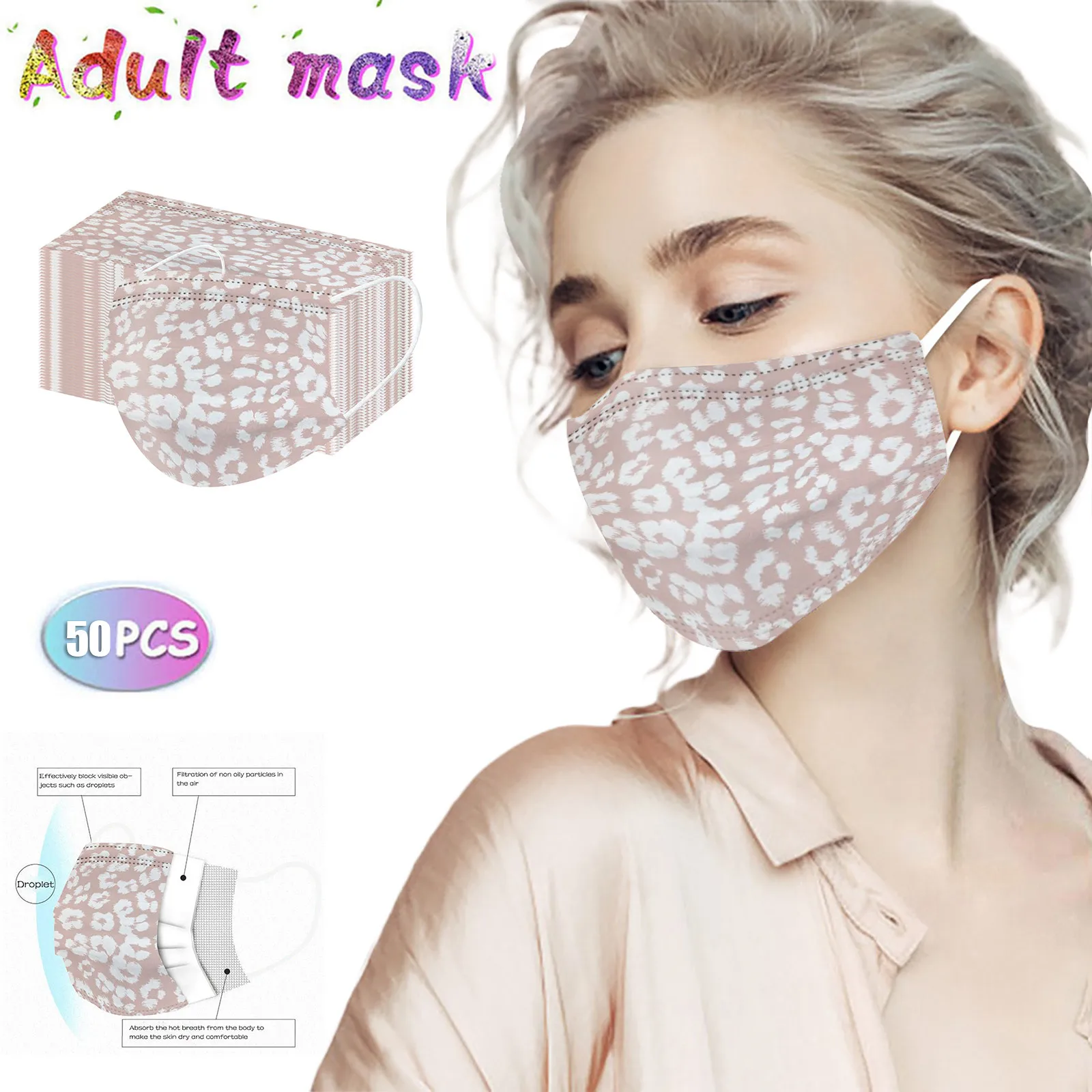 Маски для защиты маски маска анонимная унисекс с реалистичным принтом