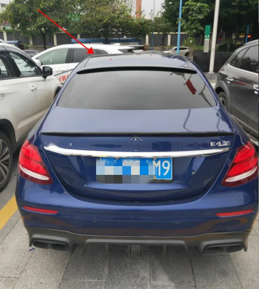 Спойлер для Benz E W213 E320LE260LE300L заднее стекло Верхнее крыло спойлер из углеродного