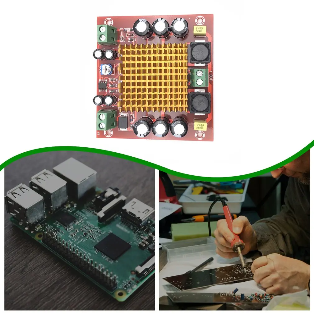 

XH-M544 150w Digital Audio Amplifier Board TPA3116DA Mono Digital Power Supply Audio Amplifier Power Amplifier Board