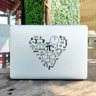 Математическая формула, наклейка для ноутбука MacBook Pro 16 дюймов Air Retina 11 12 13 15 дюймов, виниловая обложка для MacBook Pro 14 дюймов, наклейка для ноутбука Asus HP