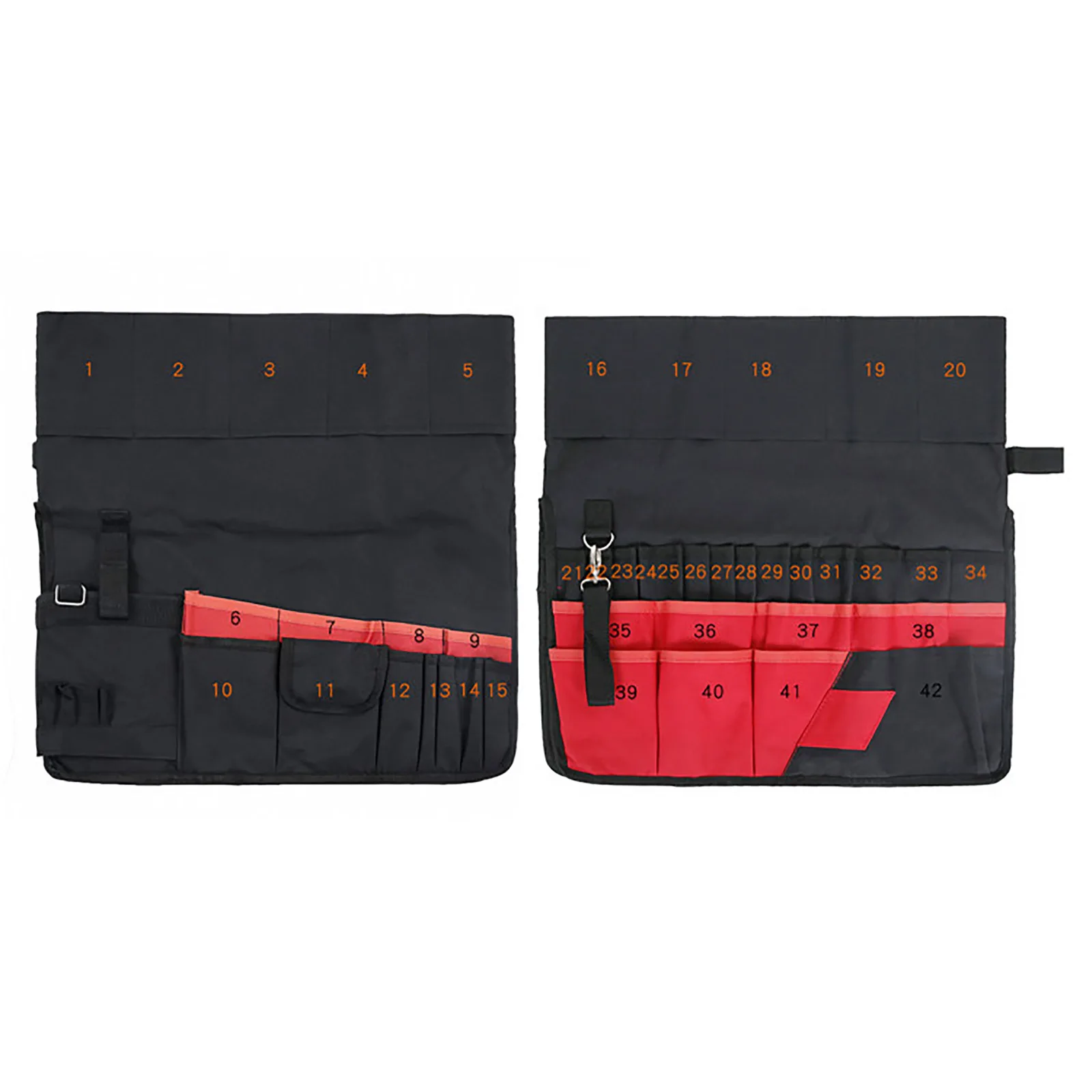 

With 42 Pockets Pouch Hand Tool Storage Bag Gardening Tool Garden Multifunctional 600D Oxford Cloth Red Green Tool Bag Organizer