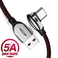 5a super fast charging usb type c cable for huawei p40 xiaomi 11 samsung a50 mobile phone charger usb c cable quick charge 1 2m